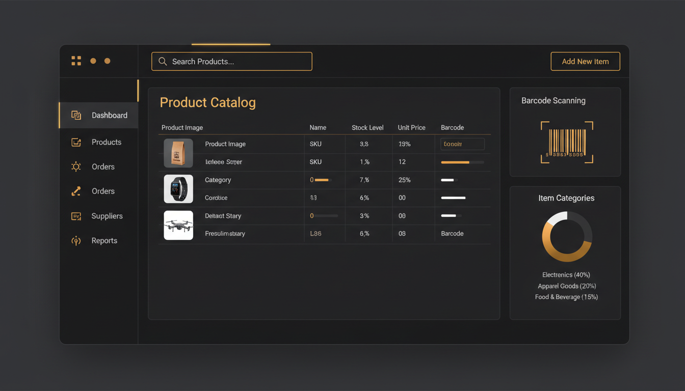 Inventory Log & Catalog Dashboard - InventoryVerse